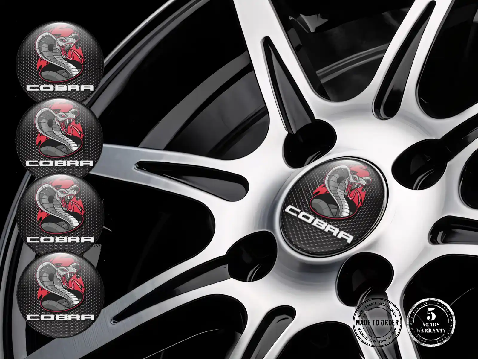 Car Rim Decal Brand Plasma Flow Velocity Burst
